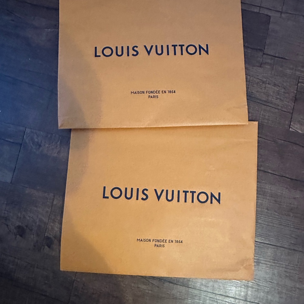 Louis Vuitton Tan Dust Bags